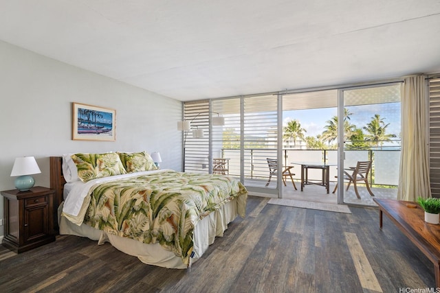 53-549 Kamehameha Hwy Unit 505, Hauula, HI 96717 - bedroom with wood finished floors and access to outside