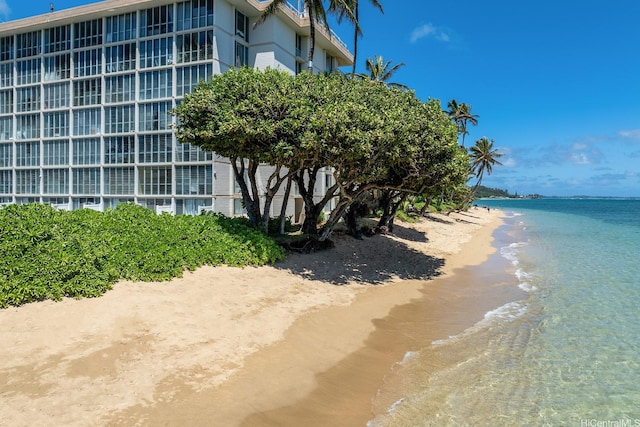 53-549 Kamehameha Hwy Unit 505, Hauula, HI 96717 - property view of water with a view of the beach
