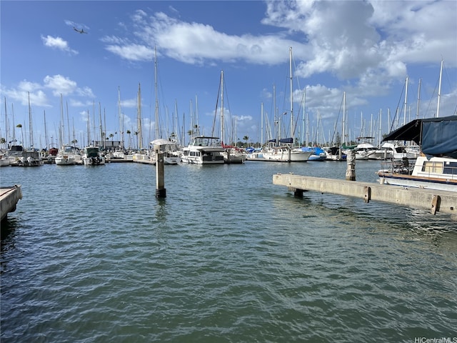 1778 Ala Moana Blvd Unit 3616, Honolulu, HI 96815 - dock area featuring a water view