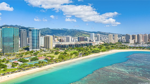 1388 Ala Moana Blvd Unit 1405, Honolulu, HI 96814 - view of urban area featuring a water and mountain view