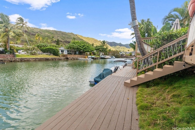 6370 Hawaii Kai Dr Unit 37, Honolulu, HI 96825 - dock area with a water and mountain view