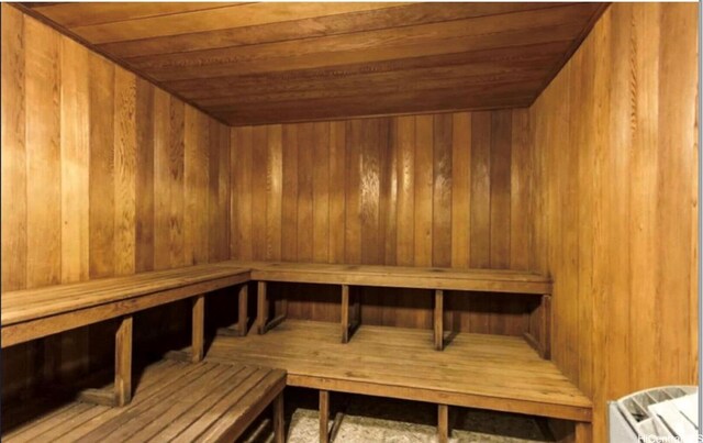 2410 Cleghorn St Unit 502, Honolulu, HI 96815 - sauna / steam room with wood ceiling and wooden walls