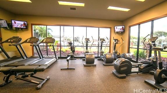 91-2141 Kaiwawalo St, Ewa Beach, HI 96706 - workout area with plenty of natural light