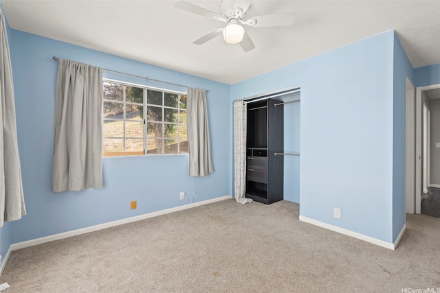 92-905 Hame Pl Unit 19-101, Kapolei, HI 96707 - unfurnished bedroom featuring carpet, baseboards, a closet, and ceiling fan