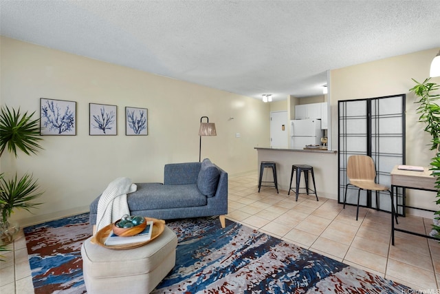 98-1038 Moanalua Rd Unit 1502, Aiea, HI 96701 - living room with light tile patterned floors and a textured ceiling