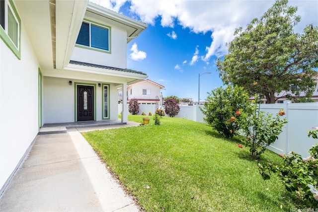 91-865 Ma Ke Kula St, Ewa Beach, HI 96706 - doorway to property with stucco siding
