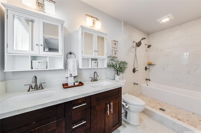 91-865 Ma Ke Kula St, Ewa Beach, HI 96706 - bathroom with a shower, toilet, and double vanity
