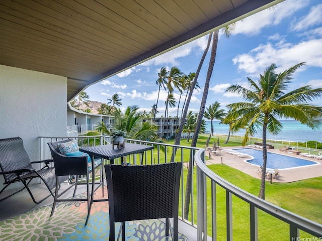 87-561 Farrington Hwy Unit 315, Waianae, HI 96792 - balcony with a water view