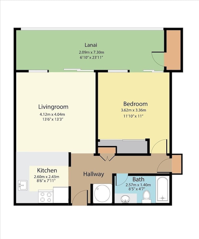 475 Atkinson Dr Unit 1806, Honolulu, HI 96814 - plan