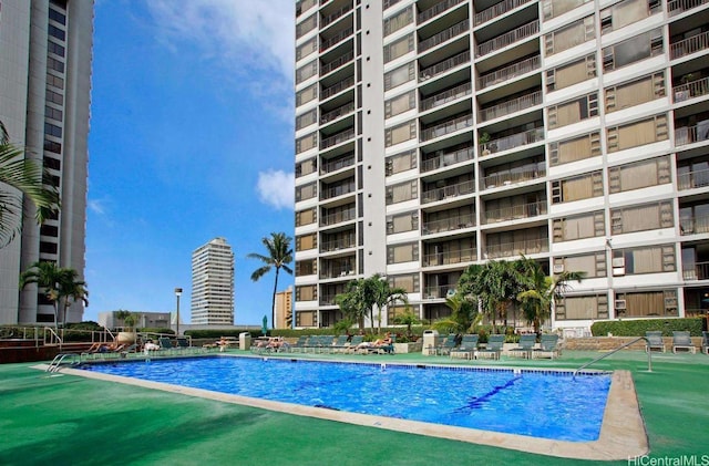 view of community pool