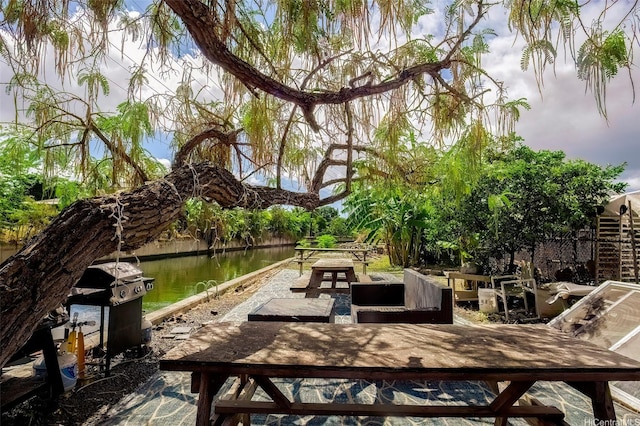 94-941 Awanei St, Waipahu, HI 96797 - view of patio / terrace featuring a water view