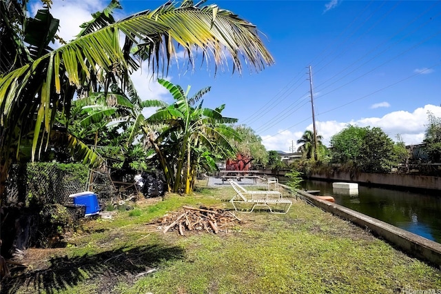 94-941 Awanei St, Waipahu, HI 96797 - view of yard featuring a water view
