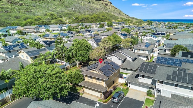 drone / aerial view featuring a residential view