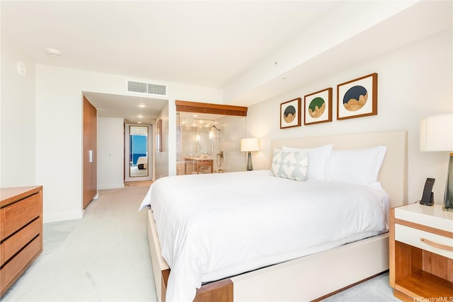 2139 Kuhio Ave Fl 34Th, Honolulu, HI 96815 - bedroom with baseboards, visible vents, and light carpet