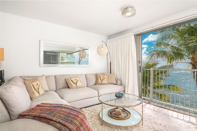 view of living room