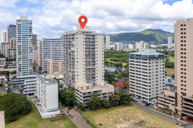 2452 Tusitala St Unit 908, Honolulu, HI 96815 - view of city with a water and mountain view