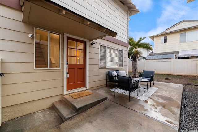 91-1860 Luahoana St Unit 114, Ewa Beach, HI 96706 - entrance to property with a patio area and an outdoor living space