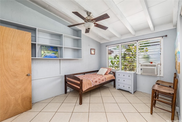 363 Ilimalia Loop, Kailua, HI 96734 - tiled bedroom featuring cooling unit and a ceiling fan
