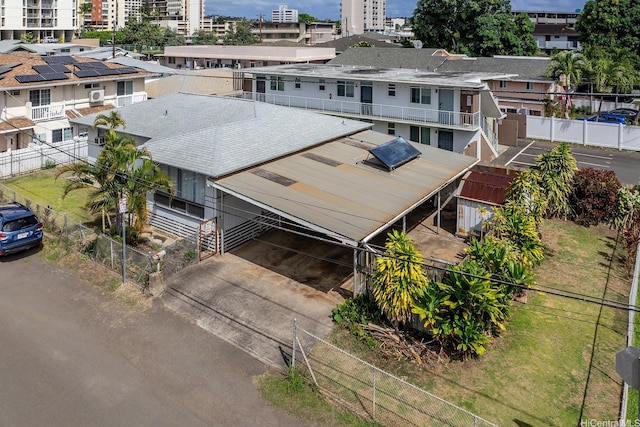 drone / aerial view