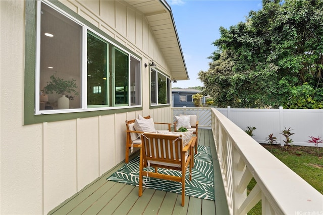 45-127 Waikapoki Rd Unit D, Kaneohe, HI 96744 - view of wooden terrace