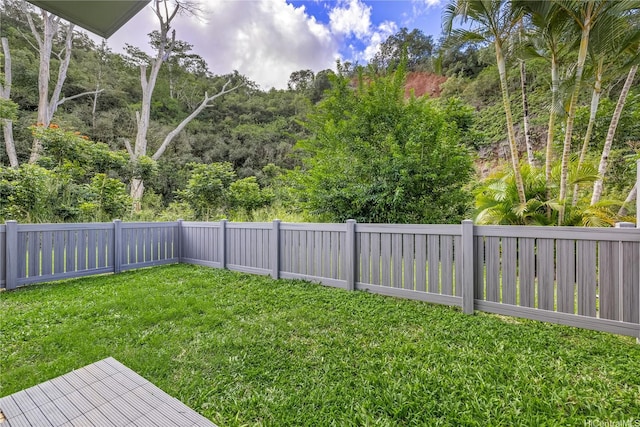 95-781 Wikao St Unit A101, Mililani, HI 96789 - view of yard featuring a fenced backyard