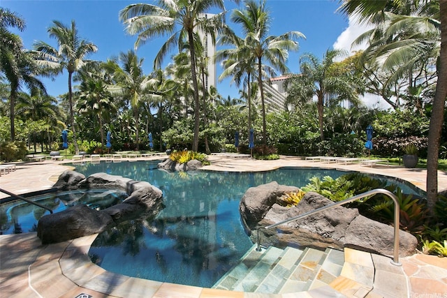 view of community pool