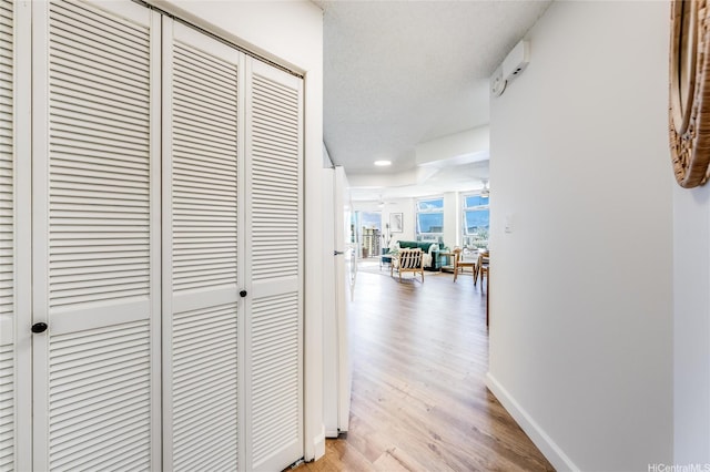 1031 Maunaihi Pl Unit 802, Honolulu, HI 96822 - hall with light wood-type flooring, baseboards, and recessed lighting