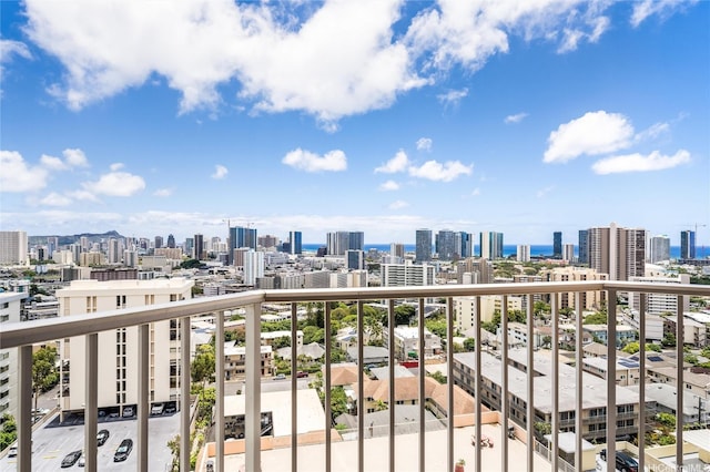 1031 Maunaihi Pl Unit 802, Honolulu, HI 96822 - balcony with a view of skyline
