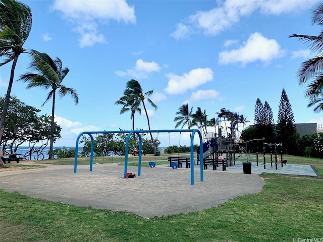 68-090 Au St Unit E102, Waialua, HI 96791 - view of community with a lawn and playground community
