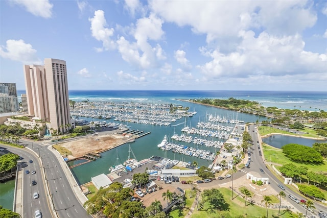 1600 Ala Moana Blvd Unit 2700, Honolulu, HI 96815 - view of urban area with a nearby body of water and a marina