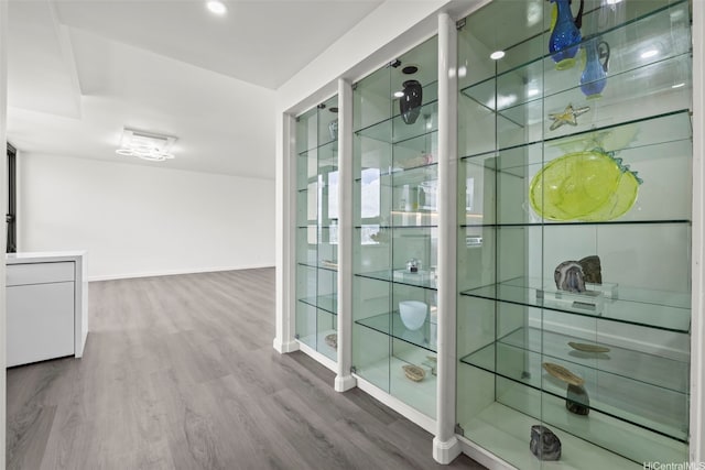 1600 Ala Moana Blvd Unit 2700, Honolulu, HI 96815 - corridor with wood finished floors and baseboards