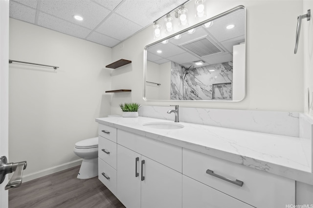 1600 Ala Moana Blvd Unit 2700, Honolulu, HI 96815 - full bathroom featuring recessed lighting, toilet, a shower, baseboards, and vanity