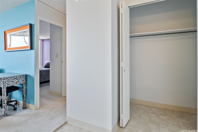 view of closet