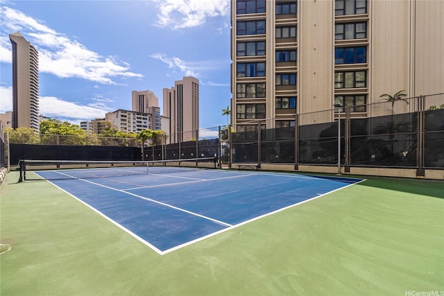1600 Ala Moana Blvd Unit 2406, Honolulu, HI 96815 - view of tennis court with a view of city