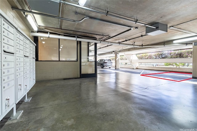 1600 Ala Moana Blvd Unit 2406, Honolulu, HI 96815 - parking garage featuring concrete block wall