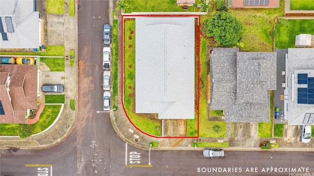 95-1090 Puneki St, Mililani, HI 96789 - aerial view of property and surrounding area featuring property parcel outlined