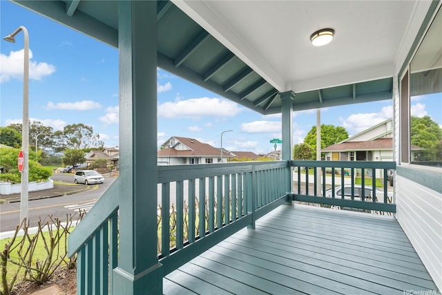95-1090 Puneki St, Mililani, HI 96789 - wooden deck featuring a residential view