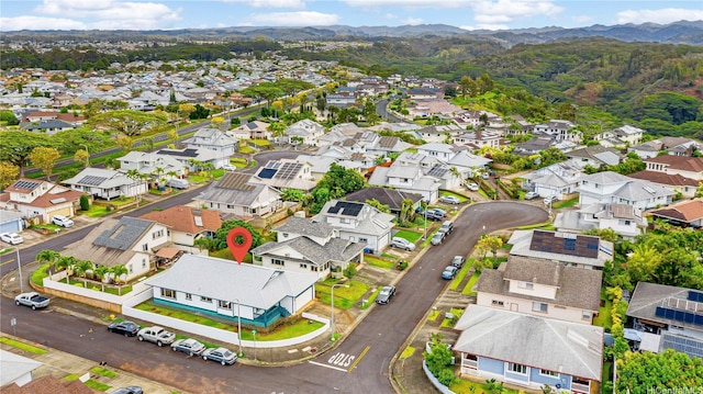 95-1090 Puneki St, Mililani, HI 96789 - aerial view of residential area featuring a mountain backdrop