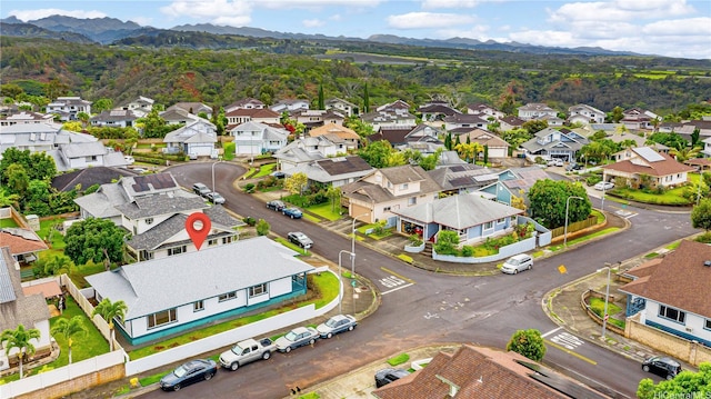 95-1090 Puneki St, Mililani, HI 96789 - aerial view of residential area featuring a mountainous background