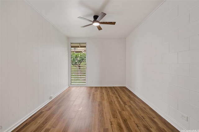 92-801 Makakilo Dr Unit H50, Kapolei, HI 96707 - unfurnished room with baseboards, ceiling fan, and wood finished floors