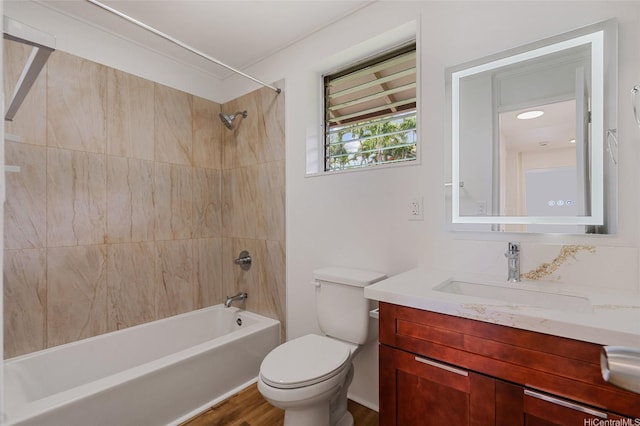 92-801 Makakilo Dr Unit H50, Kapolei, HI 96707 - full bath with toilet,  shower combination, wood finished floors, and vanity