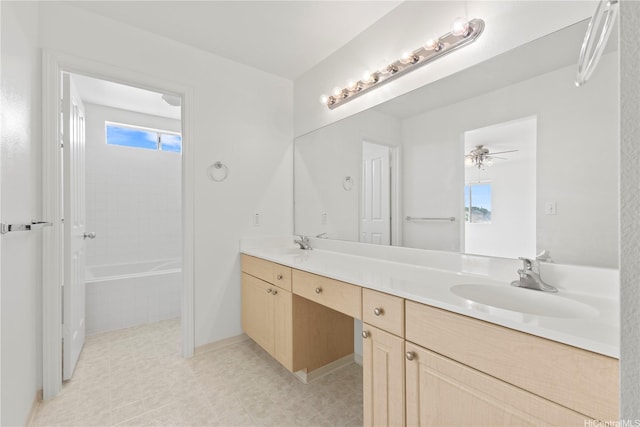 91-1459 Pukanala St, Ewa Beach, HI 96706 - full bath with double vanity, a sink, and baseboards
