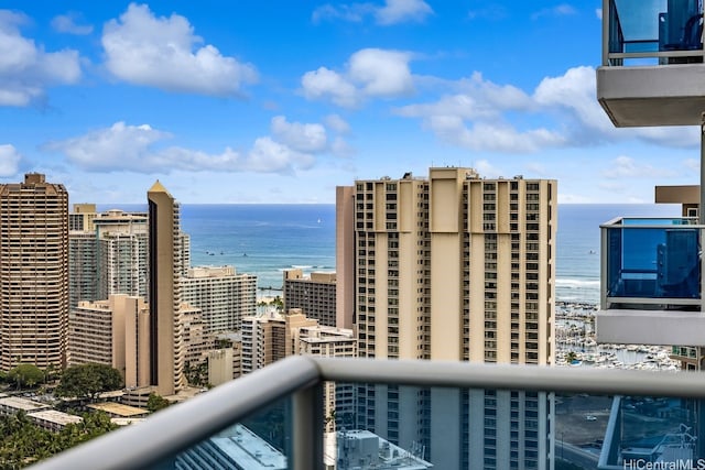 1631 Kapiolani Blvd Unit 3706, Honolulu, HI 96814 - balcony with a water view