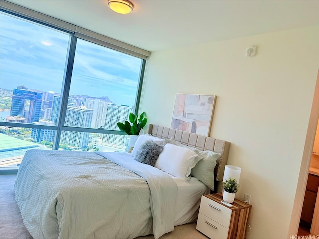 1631 Kapiolani Blvd Unit 3706, Honolulu, HI 96814 - bedroom with multiple windows, a view of city, and expansive windows