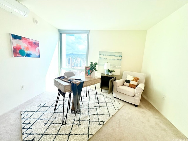 1631 Kapiolani Blvd Unit 3706, Honolulu, HI 96814 - office featuring carpet floors and a wall of windows
