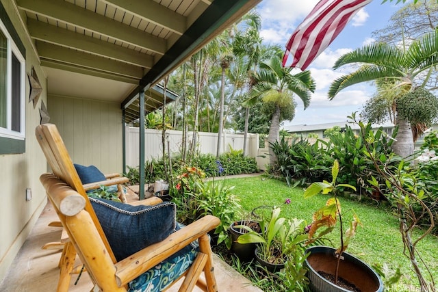 92-1288 Kikaha St Unit 78, Kapolei, HI 96707 - exterior space with beamed ceiling