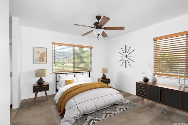 87-1847 Polikua St, Waianae, HI 96792 - bedroom featuring carpet flooring and ceiling fan