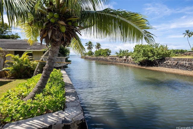 property view of water