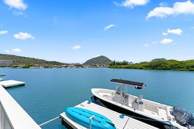 401 Opihikao Pl Unit 272, Honolulu, HI 96825 - dock with a water and mountain view