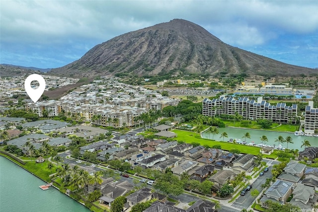 520 Lunalilo Home Rd Unit 8124, Honolulu, HI 96825 - mountain view featuring a water view and a residential view